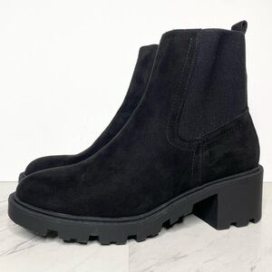 Topshop Betsy Black Heeled Chelsea Bootie 42